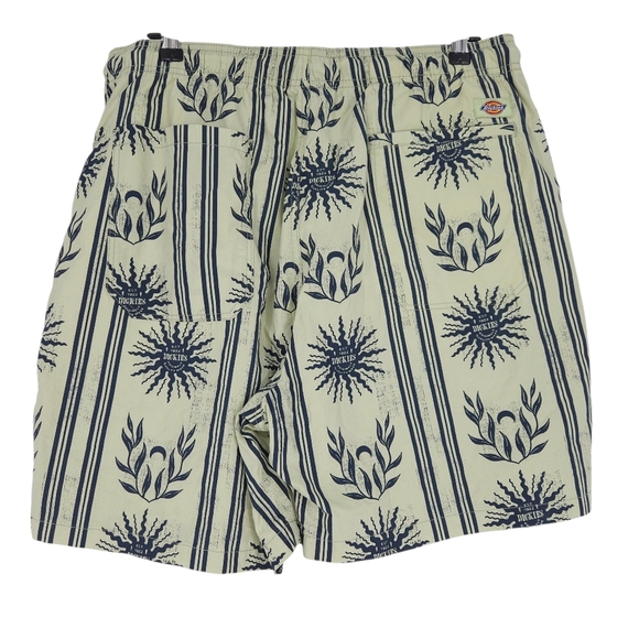 Dickies Kelso Shorts Celadon Green Vintage Print Pull On Stretch Waist Mens 2XL - Picture 4 of 8